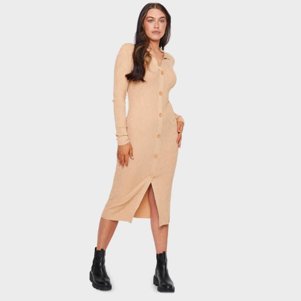 Threadbare Elm Cardigan Dress